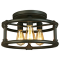 Eglo 3X60W Ceiling Light W/ Matte Bronze Finish 202849A